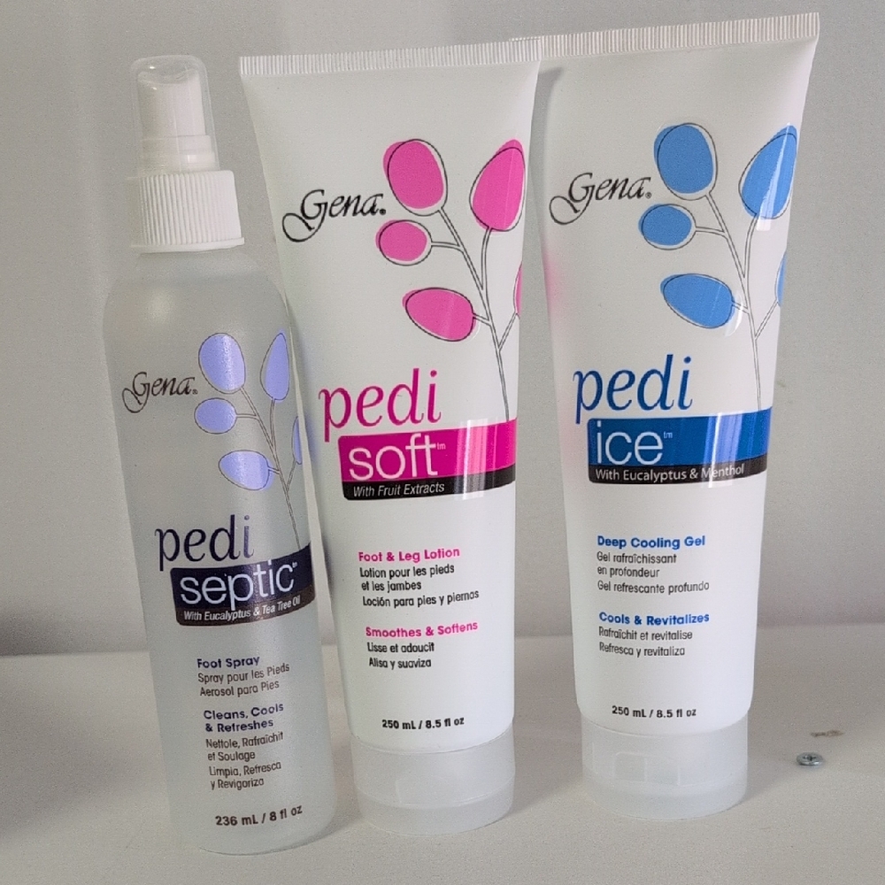 Pedi Soft & Pedi Ice Foot Care Duo - Pink & Blue